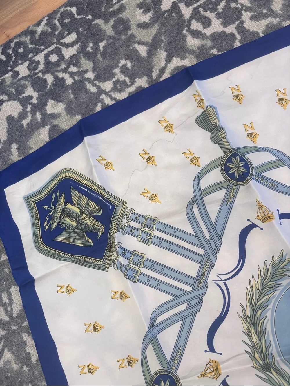 Vintage Guy Laroche silk scarf